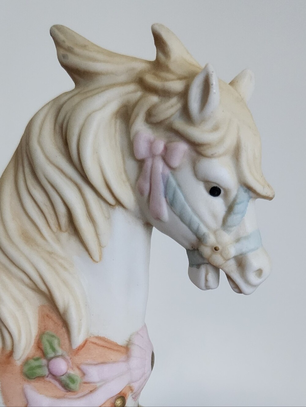🎠 Vintage Westminster carousel horse music box Porcelain Decor Horses Statue - Picture 7 of 11